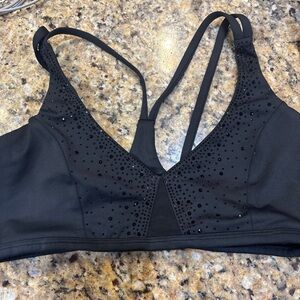 BuffBunny moonstone rhinestone sports bra